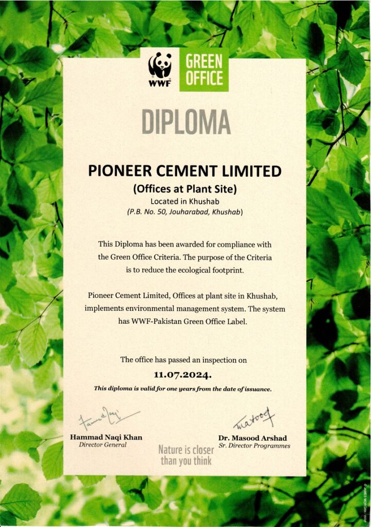 green-office-certificate